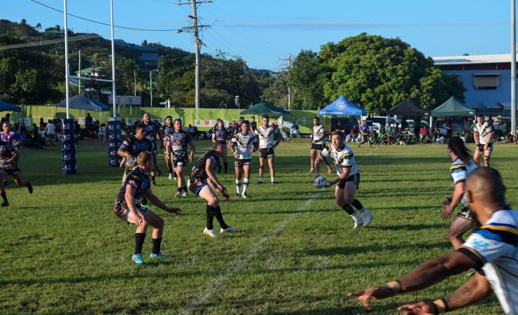 Northern Pride took on Souths Logan Magpies at Ken Brown Oval on Thursday Island in 2022. Photo - Colleen Edwards & QRL