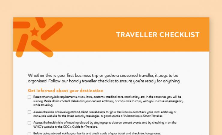 Traveller Checklist