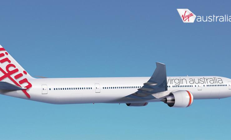 Virgin Australia Plane flying