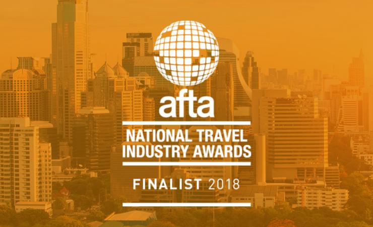 AFTA National Travel Industry Awards Finalist 2018 Banner