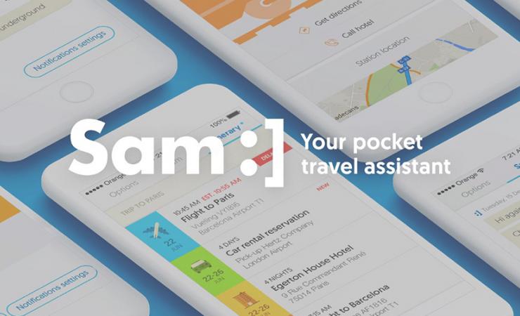 Sam :] Your Pocket Travel Assistant Banner 