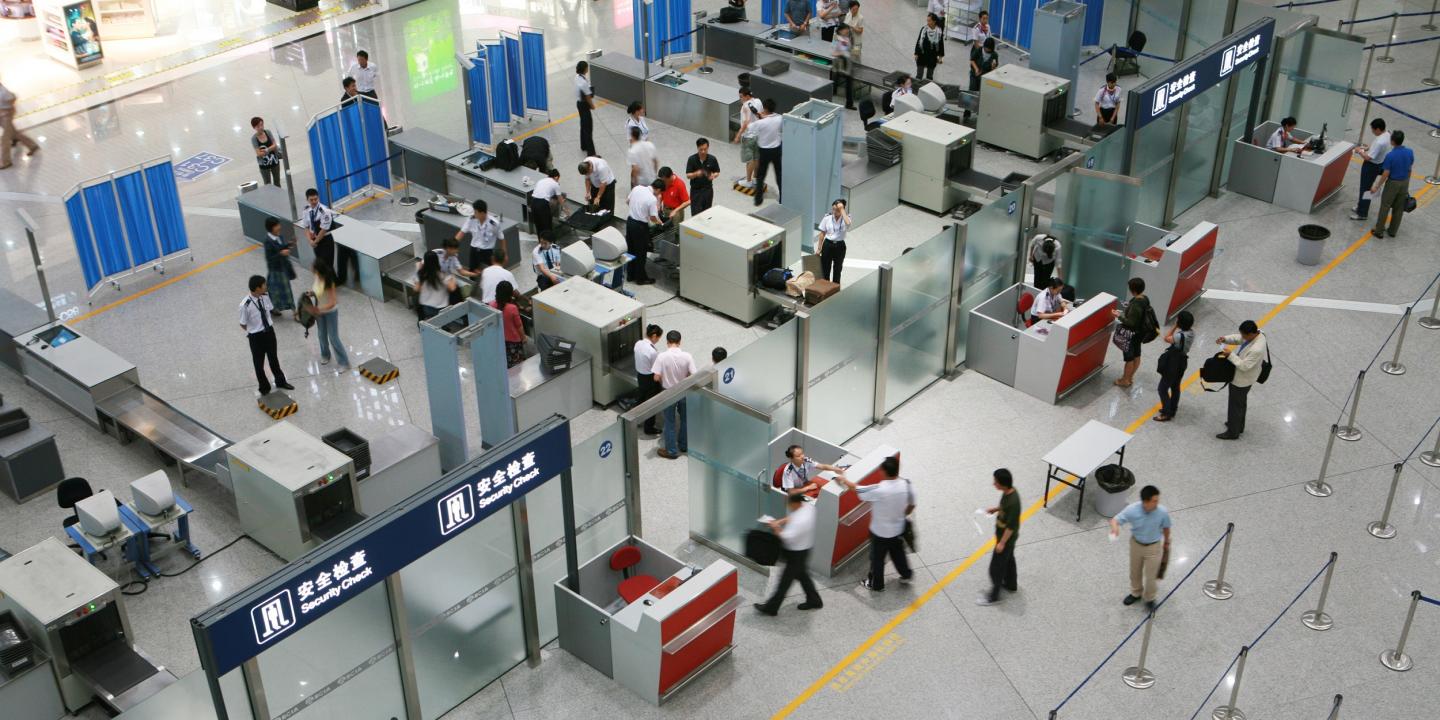 People at the airport