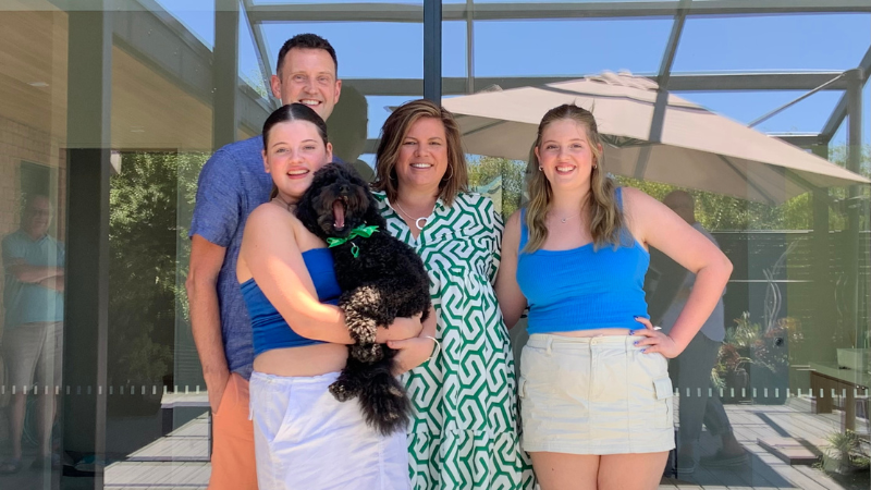 Wonitta Atkins and her family