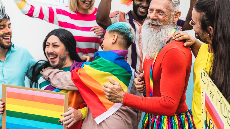 pride group photo