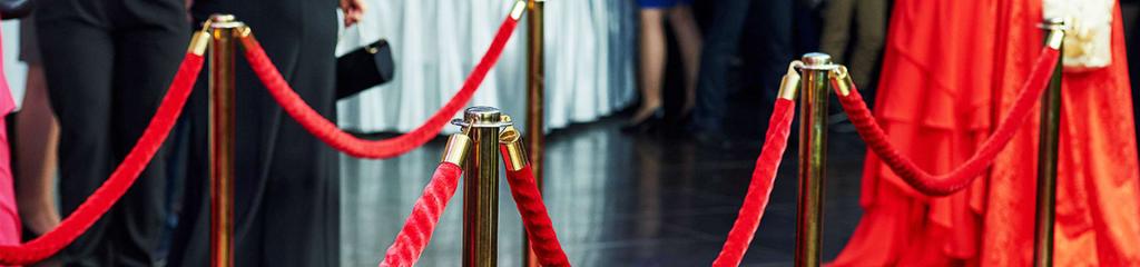 Red dress on the red carpet